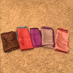 Silk Handkerchiefs (Lot of 5)